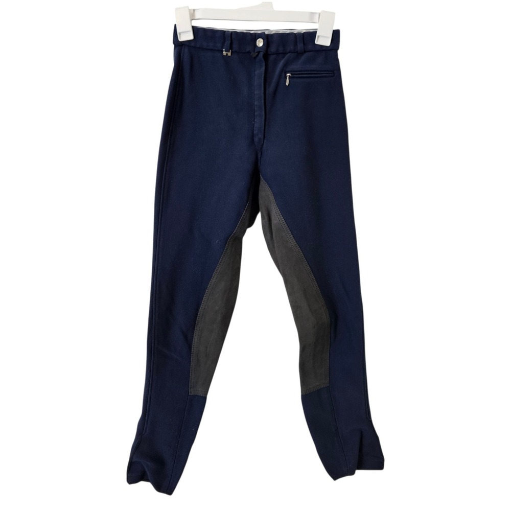 Pikeur Women's Riding Breeches Navy Blue Full Grip Equestrian Pants Size 26